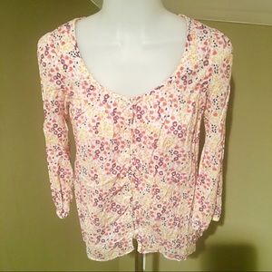 Gap Women’s Floral Blouse/SZ XS